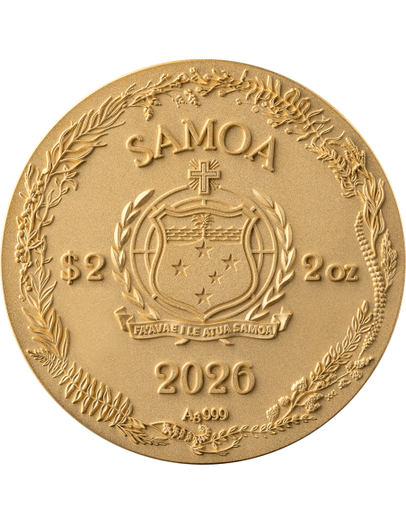 DRAGONFLY Amber Mirage 2 Oz Silver Coin 2$ Samoa 2026 - Coins & More - Samoa