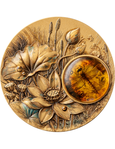 DRAGONFLY Amber Mirage 2 Oz Silver Coin 2$ Samoa 2026 - Coins & More - Samoa