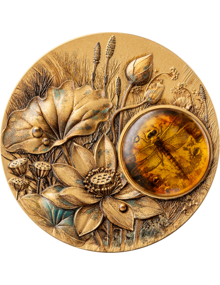 DRAGONFLY Amber Mirage 2 Oz Silver Coin 2$ Samoa 2026 - Coins & More - Samoa