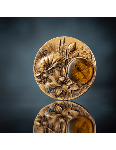 DRAGONFLY Amber Mirage 2 Oz Silver Coin 2$ Samoa 2026 - Coins & More - Samoa