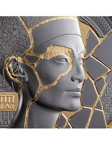 NEFERTITI Kintsugi Art 2 Oz Silver Coin 2000 Francs Cameroon 2026 - Coins & More - Kamerun