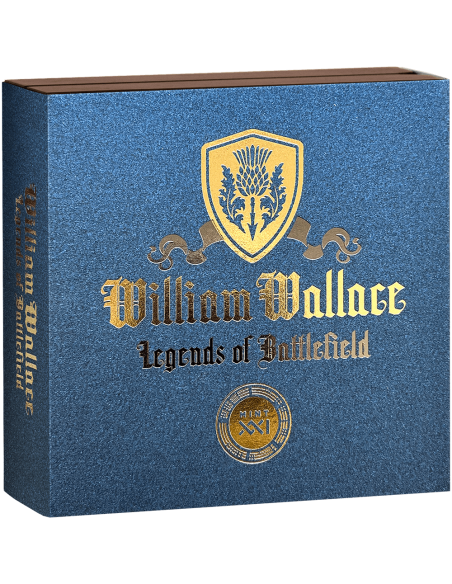 WILLIAM WALLACE Legends of Battlefield 2 Oz Silver Coin 2$ Samoa 2026 - Coins & More - Samoa