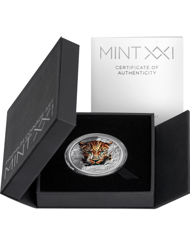 LEOPARD Born To Be Wild 1 Oz Silver Coin 1$ Samoa 2026 - Coins & More - Samoa