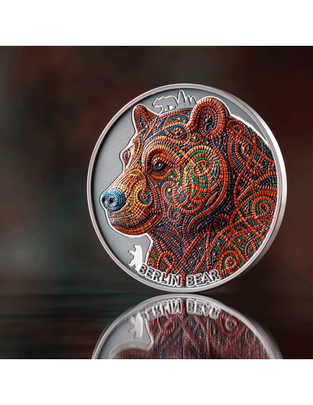 BERLIN BEAR Patterns of the World 2 Oz Silver Coin 2000 Francs Cameroon 2026 - Coins & More - Cameroun