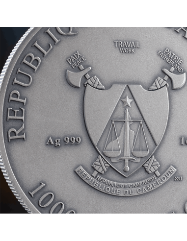 THREE GRACES Antique Edition Celestial Beauty 1 Oz Silver Coin 1000 Francs Cameroon 2025 - Coins & More - Kamerun