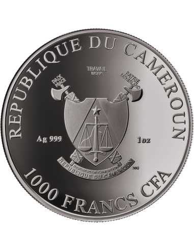 THREE GRACES Enigma Edition Celestial Beauty 1 Oz Silver Coin 1000 Francs Cameroon 2025 - Coins & More - Próximamente