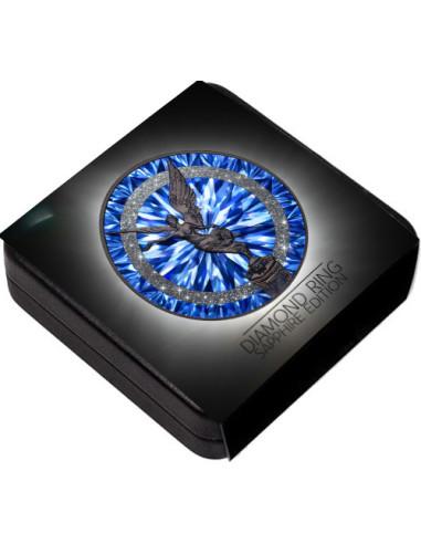 DIAMOND RING Sapphire Edition 1 Oz Silver Coin Mexico 2024 - Coins & More - Mexiko