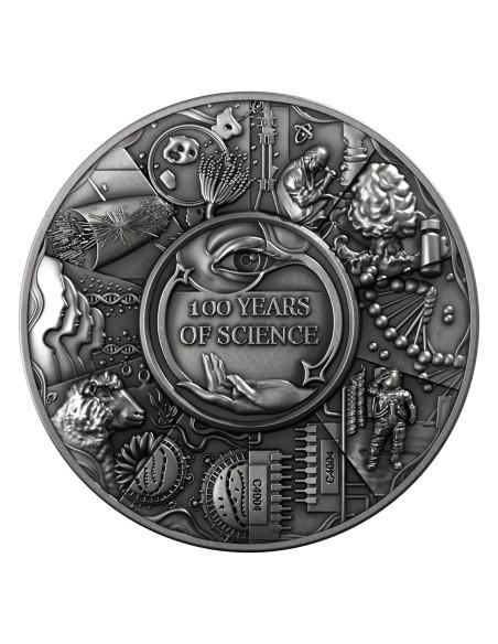 100 Years of Science 2 Oz Silver Coin 5$ Niue 2026 - Coins & More - Niue