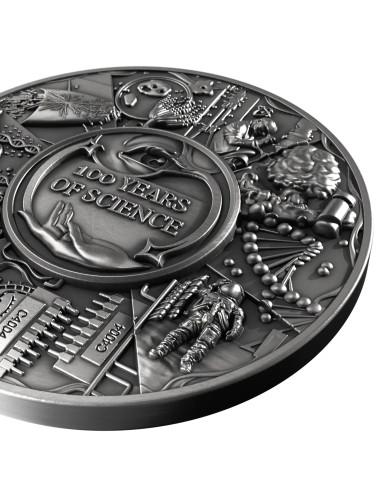100 Years of Science 2 Oz Silver Coin 5$ Niue 2026 - Coins & More - Niue