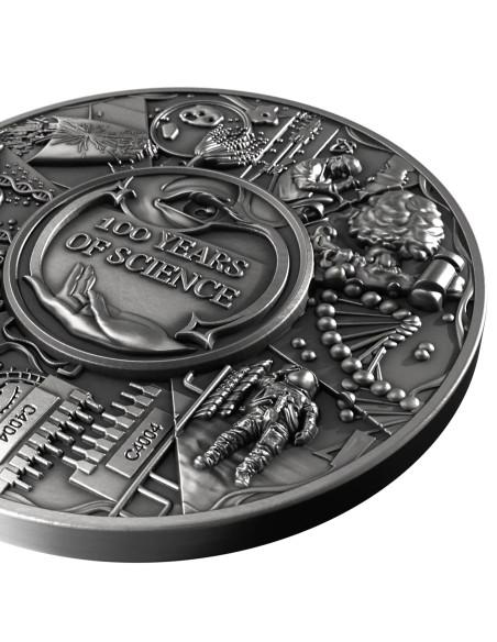 100 Years of Science 2 Oz Silver Coin 5$ Niue 2026 - Coins & More - Niue