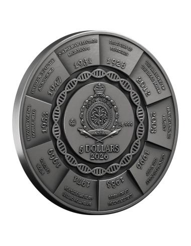 100 Years of Science 2 Oz Silver Coin 5$ Niue 2026 - Coins & More - Niue