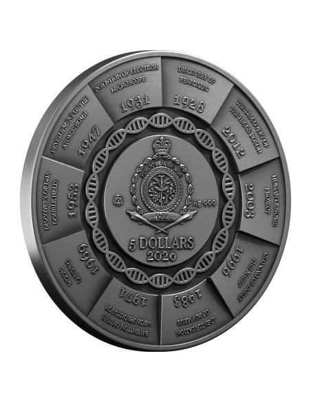 100 Years of Science 2 Oz Silver Coin 5$ Niue 2026 - Coins & More - Niue
