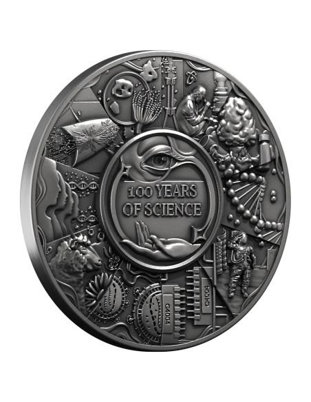 100 Years of Science 2 Oz Silver Coin 5$ Niue 2026 - Coins & More - Niue