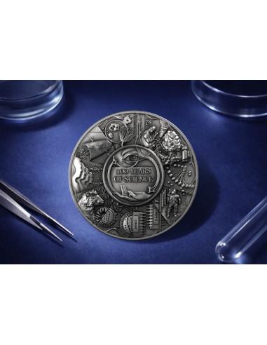 100 Years of Science 2 Oz Silver Coin 5$ Niue 2026 - Coins & More - Niue