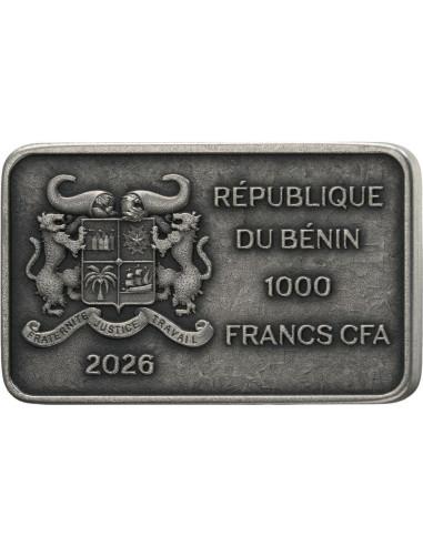 EAGLE FAMILY Trésors Familles Animales 1 Oz Silver Coin 1000 Francs Benin 2026 - Coins & More - Afrika