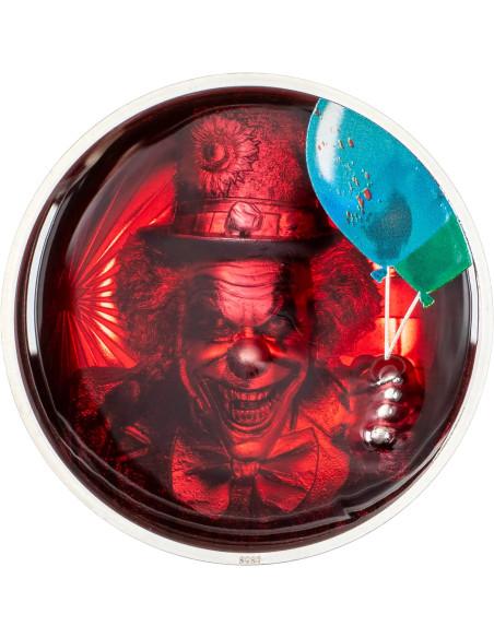 COULROPHOBIA Phobias Clown 2 Oz Silver Coin 10$ Cook Islands 2026 - Coins & More - Palau