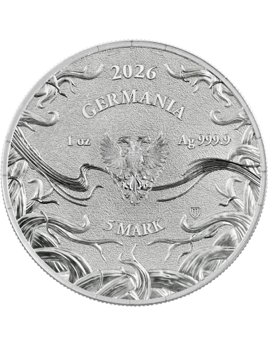 SKULD Norns 1 Oz Silver BU 5 Mark Germania 2026 - Coins & More - Europa