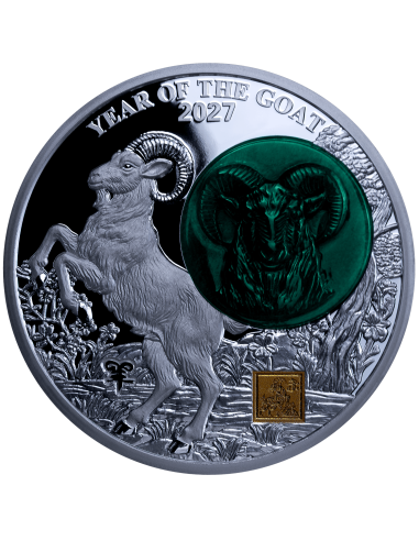 YEAR OF THE GOAT 2 Oz Silver Coin 25 Francs Burundi 2027 - Coins & More - Burundi