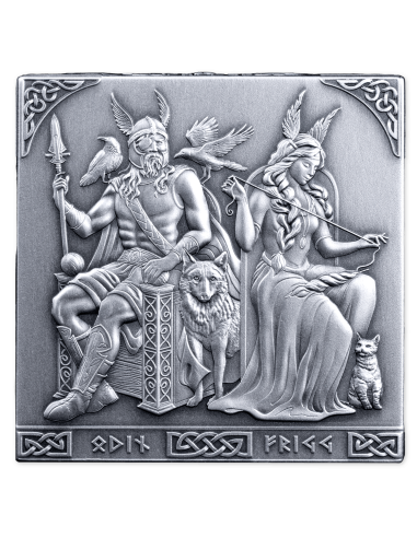 NORSE GODS 1Kg Kilo Silver Cube Coin 500 Francs Burundi 2026 - Coins & More - Burundi