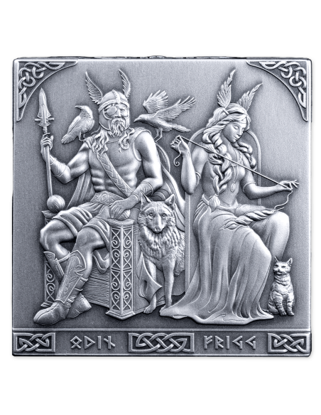 NORSE GODS 1Kg Kilo Silver Cube Coin 500 Francs Burundi 2026 - Coins & More - Burundi