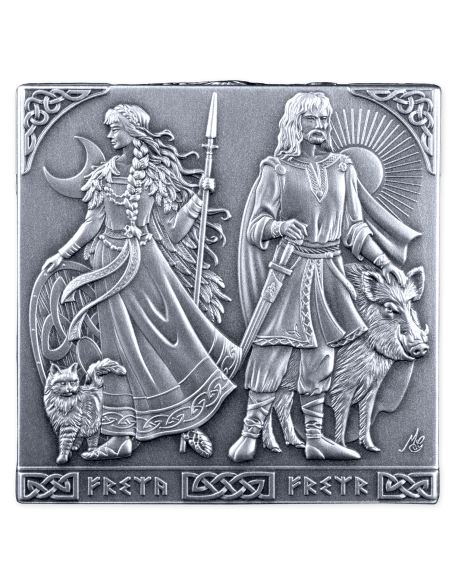 NORSE GODS 1Kg Kilo Silver Cube Coin 500 Francs Burundi 2026 - Coins & More - Burundi