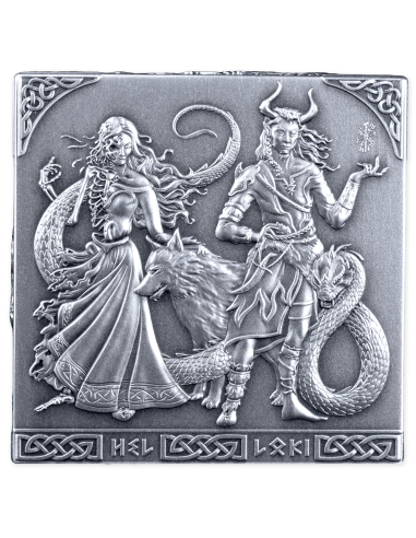 NORSE GODS 1Kg Kilo Silver Cube Coin 500 Francs Burundi 2026 - Coins & More - Burundi