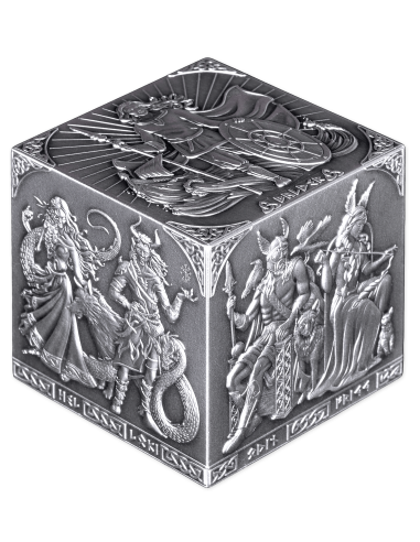 NORSE GODS 1Kg Kilo Silver Cube Coin 500 Francs Burundi 2026 - Coins & More - Burundi