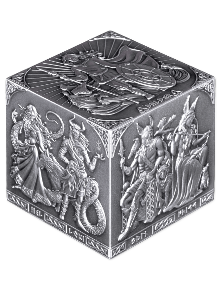 NORSE GODS 1Kg Kilo Silver Cube Coin 500 Francs Burundi 2026 - Coins & More - Burundi