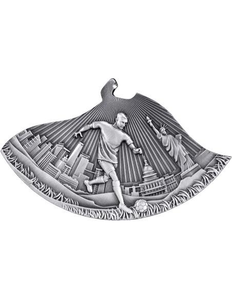 FIFA WORLD CUP 26 HOST COUNTRY Puzzle 3 Oz Silver Coin 5$ Samoa 2026 - Coins & More - Samoa