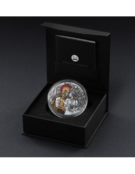 ARES & APHRODITE The Power of Love 2 Oz Silver Coin 2000 Francs Cameroon 2026 - Coins & More - Camerun