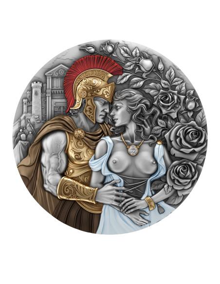 ARES & APHRODITE The Power of Love 2 Oz Silver Coin 2000 Francs Cameroon 2026 - Coins & More - Camerun