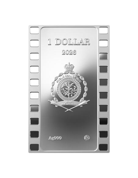 NEW YORK BETWEEN SKY AND LENS 1 Oz Silver Coin 1$ Niue 2026 - Coins & More - Niue