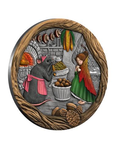 THUMBELINA Fairy Tales 1 Oz Silver Coin 1$ Niue 2025 - Coins & More - Niue