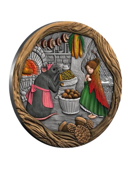 THUMBELINA Fairy Tales 1 Oz Silver Coin 1$ Niue 2025 - Coins & More - Niue
