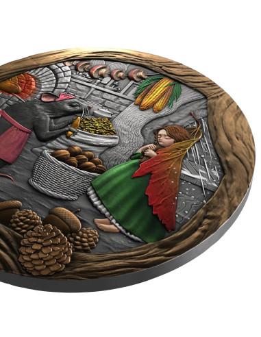 THUMBELINA Fairy Tales 1 Oz Silver Coin 1$ Niue 2025 - Coins & More - Niue
