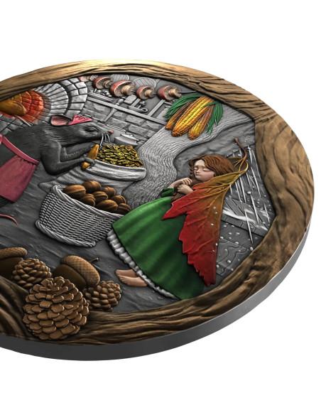 THUMBELINA Fairy Tales 1 Oz Silver Coin 1$ Niue 2025 - Coins & More - Niue