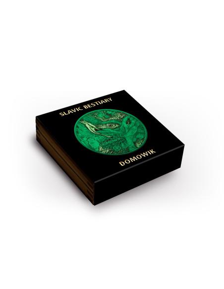 GREEN DOMOWIK Slavic Bestiary 2 Oz Silver Coin 1000 Francs Cameroon - Coins & More - Cameroun