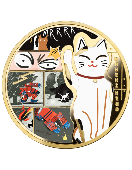 MANEKI-NEKO 1 Oz Silver Coin 2$ Niue 2025 - Coins & More - Niue
