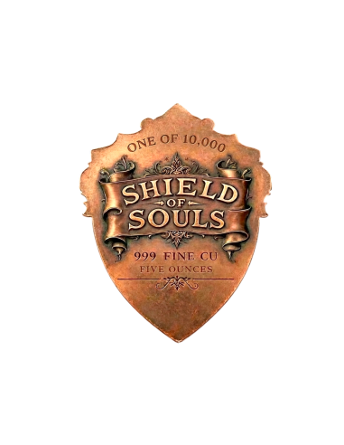 THE SHIELD OF SOULS 5 Oz Copper Medal - Coins & More - Próximamente