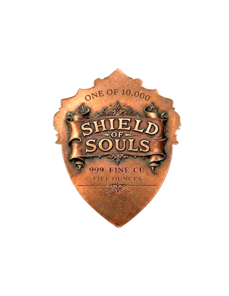 THE SHIELD OF SOULS 5 Oz Copper Medal - Coins & More - Próximamente