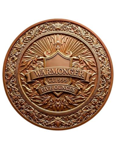 WARMONGER 5 Oz Colorized Copper Medal - Coins & More - Próximamente