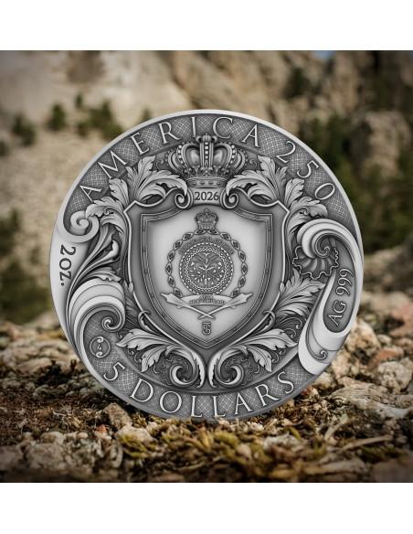 AMERICA 250TH ANNIVERSARY 2 Oz Silver Coin 5$ Niue 2026 - Coins & More - Niue