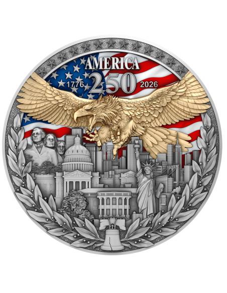 AMERICA 250TH ANNIVERSARY 2 Oz Silver Coin 5$ Niue 2026 - Coins & More - Niue
