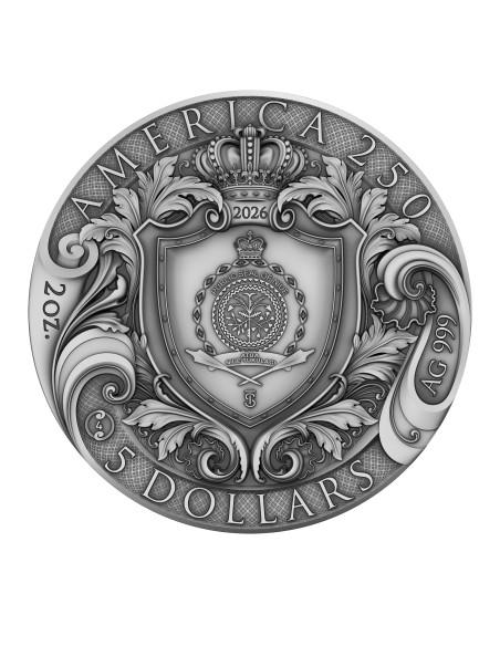 AMERICA 250TH ANNIVERSARY 2 Oz Silver Coin 5$ Niue 2026 - Coins & More - Niue