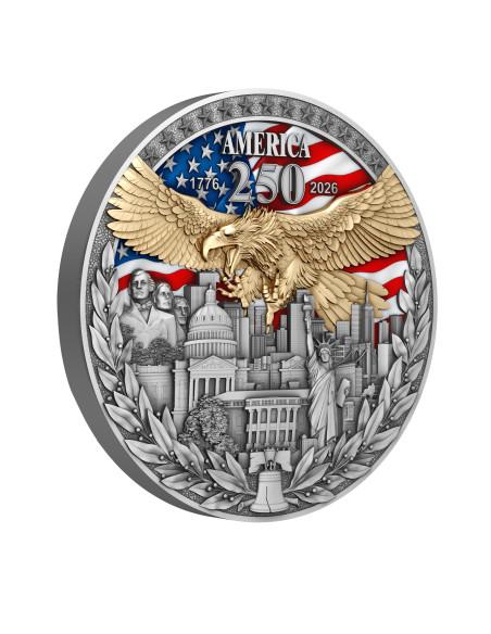 AMERICA 250TH ANNIVERSARY 2 Oz Silver Coin 5$ Niue 2026 - Coins & More - Niue