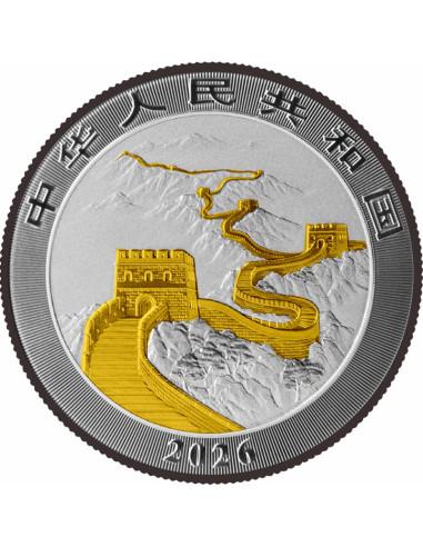 CHINESE DRAGON Special Green Edition 30g Silver Coin 10 Yuan China 2026 - Coins & More - China