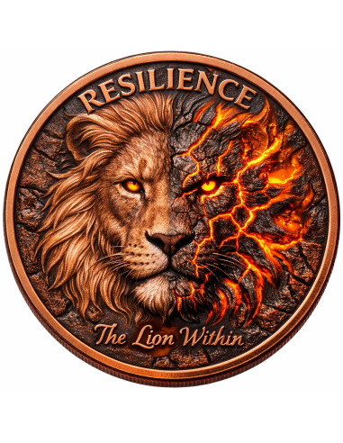 LION Virtues 1 Oz Copper Medal 2026 - Coins & More - Próximamente