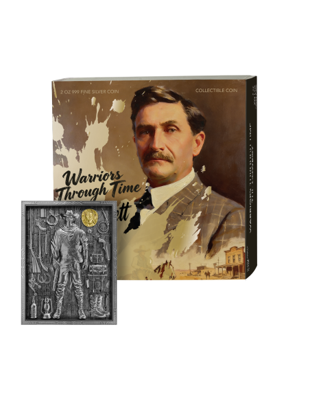 THE COWBOY Warriors Through Time 2 Oz Silver Coin 5 Tala Samoa 2026 - Coins & More - In Arrivo