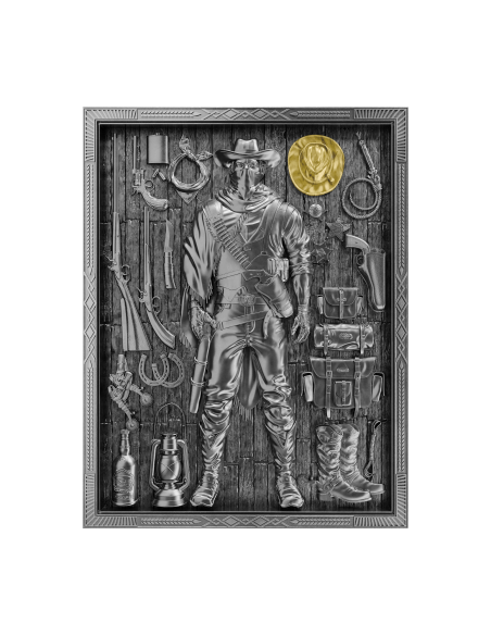 THE COWBOY Warriors Through Time 2 Oz Silver Coin 5 Tala Samoa 2026 - Coins & More - In Arrivo