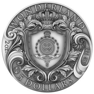 WONDERLAND World of Stories 2 Oz Silver Coin 5$ Niue 2026 - Coins & More - À Venir 2